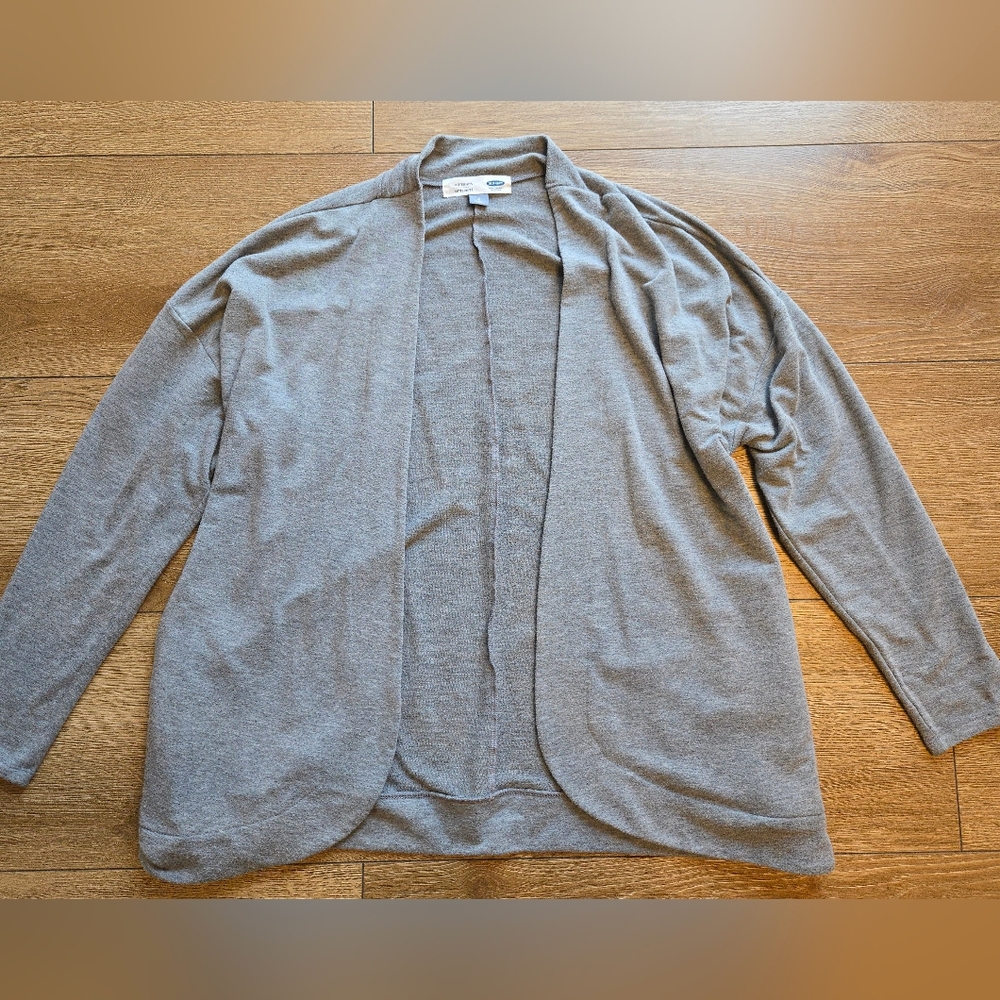 OLD NAVY Maternity Cardigan Wrap Jacket Gray Size L